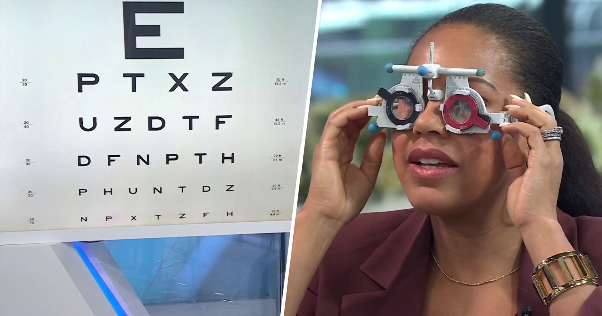 Sheinelle Jones finds out why annual eye exams are important