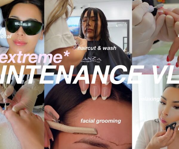 *extreme* BEAUTY MAINTENANCE ROUTINE botox, filler, nails, haircut, go to makeup, self care vlog