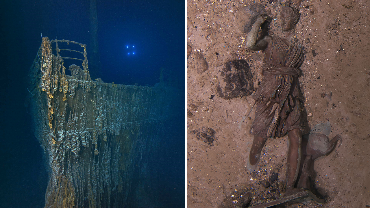 Lost statue from Titanic’s first-class lounge rediscovered by researchers